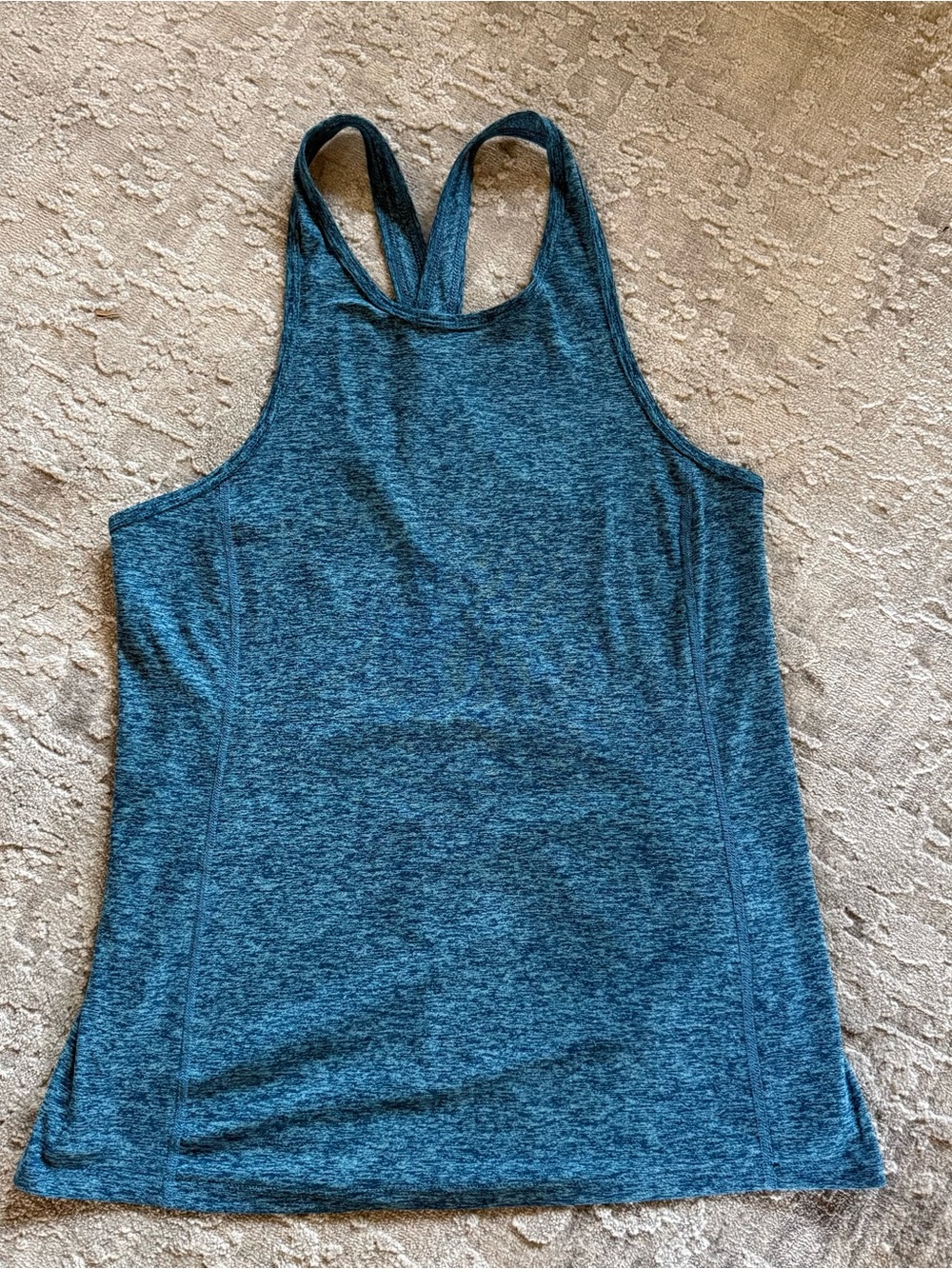 Beyond yoga Women’s Athletic Racerback Tank Top - Teal Blue size S